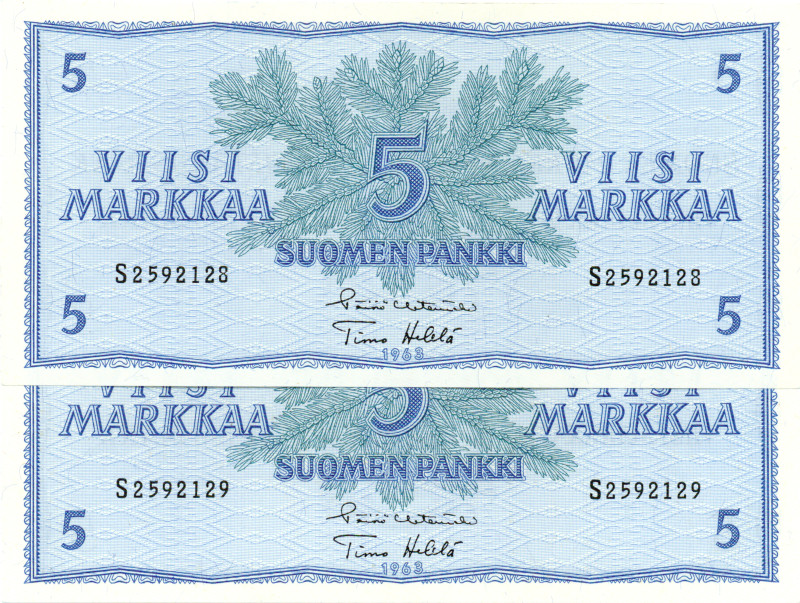 5 Markkaa 1963 S259212X